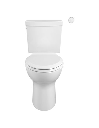 American Standard Cadet Touchless Chair Height Elongated Toilet Less Seat