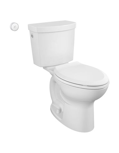 American Standard Cadet Touchless Chair Height Elongated Toilet Less Seat