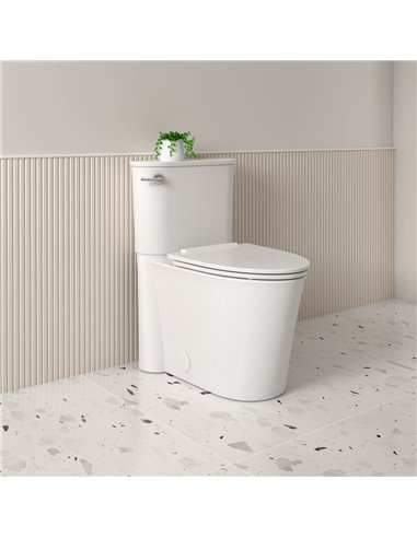 American Standard Studio S Skirted Two-Piece 1.28 gpf/4.8 Lpf Chair Height Elongated Toilet With Seat