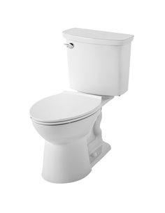 American Standard VorMax Two-Piece 1.0 gpf/3.8 Lpf Chair Height Elongated Toilet Less Seat 2