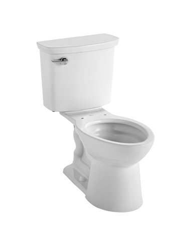 American Standard VorMax Two-Piece 1.0 gpf/3.8 Lpf Chair Height Elongated Toilet Less Seat