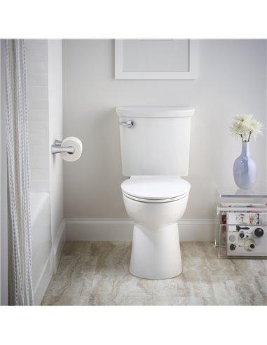 American Standard VorMax Two-Piece 1.0 gpf/3.8 Lpf Chair Height Elongated Toilet Less Seat