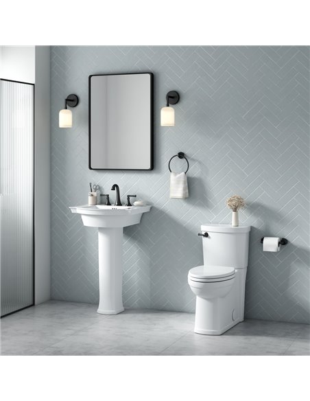 American Standard Estate Skirted Two-Piece 1.28 gpf/4.8 Lpf Chair Height Elongated Toilet With Seat