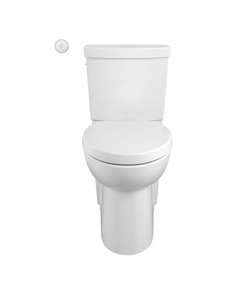 American Standard Studio Touchless Skirted Two-Piece 1.28 gpf/4.8 Lpf Chair Height Elongated Toilet with Seat