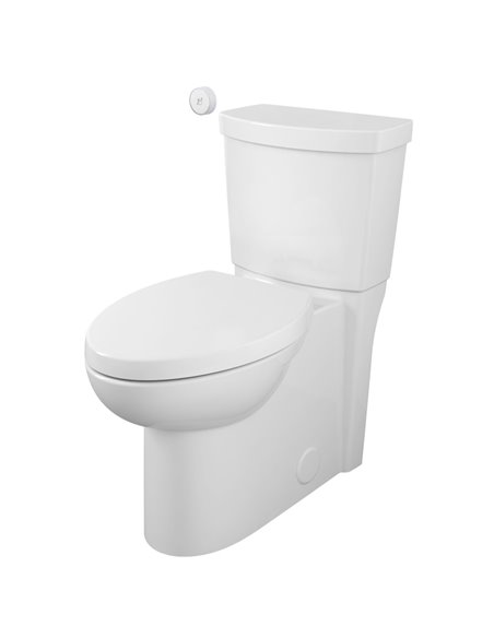 American Standard Studio Touchless Skirted Two-Piece 1.28 gpf/4.8 Lpf Chair Height Elongated Toilet with Seat
