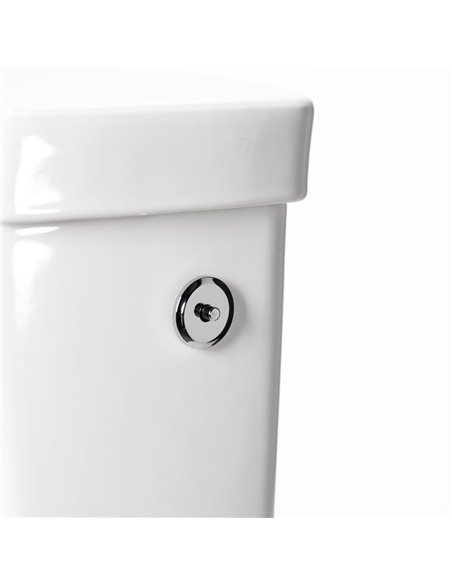 American Standard Studio Touchless Skirted Two-Piece 1.28 gpf/4.8 Lpf Chair Height Elongated Toilet with Seat