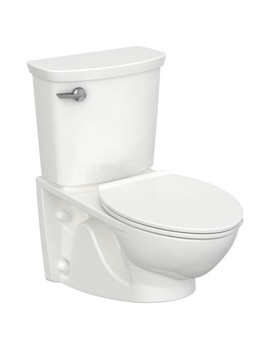 American Standard Glenwall VorMax Two-Piece 1.28 gpf/4.8 Lpf Back Outlet Elongated Wall-Hung EverClean Toilet