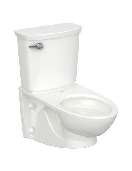 American Standard Glenwall VorMax Two-Piece 1.28 gpf/4.8 Lpf Back Outlet Elongated Wall-Hung EverClean Toilet