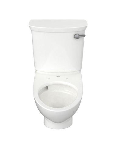 American Standard Glenwall VorMax Two-Piece 1.28 gpf/4.8 Lpf Right-Hand Trip Lever Back Outlet Elongated Wall-Hung EverClean Toi