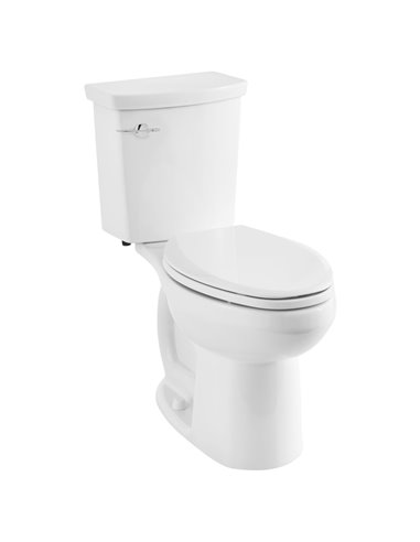 American Standard H2Option ADA Two-Piece Dual Flush 1.28 gpf/4.8 Lpf and 0.92 gpf/3.5 Lpf Chair Height Elongated Toilet Less Sea