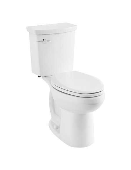American Standard H2Option ADA Two-Piece Dual Flush 1.28 gpf/4.8 Lpf and 0.92 gpf/3.5 Lpf Chair Height Elongated Toilet Less Sea