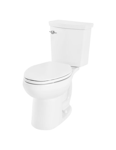 American Standard H2Option ADA Two-Piece Dual Flush 1.28 gpf/4.8 Lpf and 0.92 gpf/3.5 Lpf Chair Height Elongated Toilet Less Sea