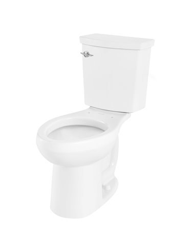 American Standard H2Option ADA Two-Piece Dual Flush 1.28 gpf/4.8 Lpf and 0.92 gpf/3.5 Lpf Chair Height Elongated Toilet Less Sea