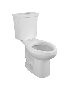 American Standard H2Option Two-Piece Dual Flush 1.28 gpf/4.8 Lpf and 0.92 gpf/3.5 Lpf Chair Height Elongated Toilet Less Seat