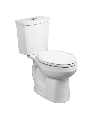 American Standard H2Option Two-Piece Dual Flush 1.28 gpf/4.8 Lpf and 0.92 gpf/3.5 Lpf Chair Height Elongated Toilet With Liner L