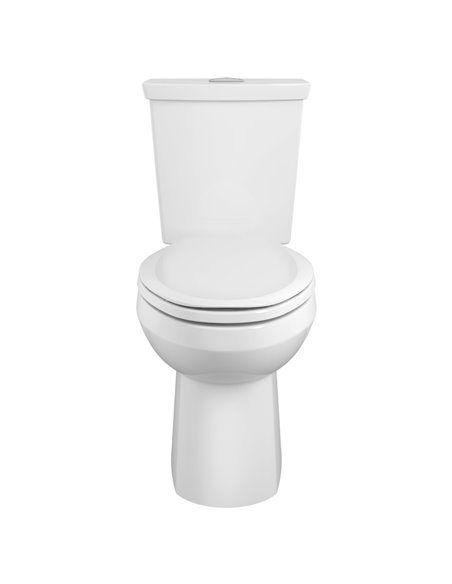American Standard H2Option Two-Piece Dual Flush 1.28 gpf/4.8 Lpf and 0.92 gpf/3.5 Lpf Chair Height Elongated Toilet With Liner L