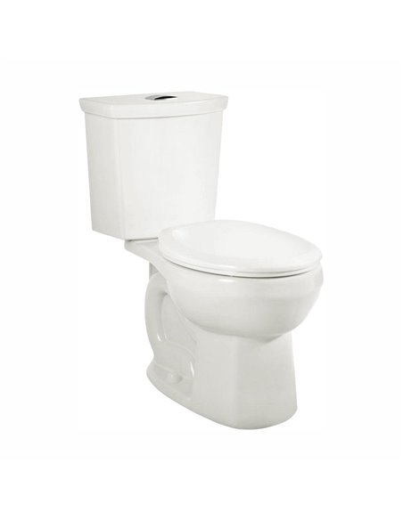 American Standard H2Option Two-Piece Dual Flush 1.28 gpf/4.8 Lpf and 0.92 gpf/3.5 Lpf Standard Height Elongated Toilet With Line