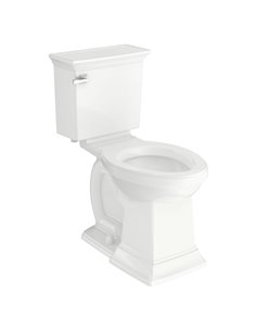 American Standard Town Square S Two-Piece 1.28 gpf/4.8 Lpf Chair Height Elongated Toilet Less Seat