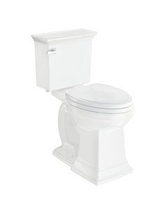 American Standard Town Square S Two-Piece 1.28 gpf/4.8 Lpf Chair Height Elongated Toilet Less Seat 2