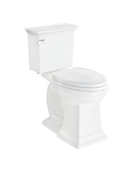 American Standard Town Square S Two-Piece 1.28 gpf/4.8 Lpf Chair Height Elongated Toilet Less Seat