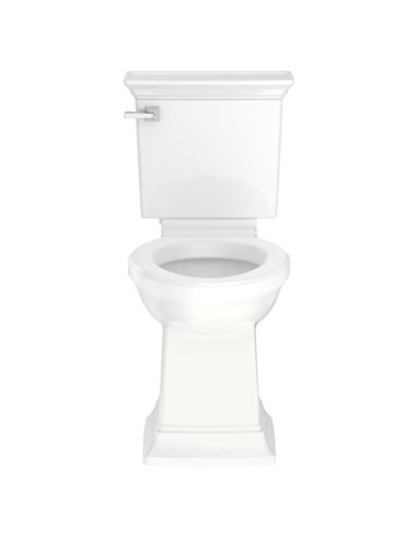 American Standard Town Square S Two-Piece 1.28 gpf/4.8 Lpf Chair Height Elongated Toilet Less Seat