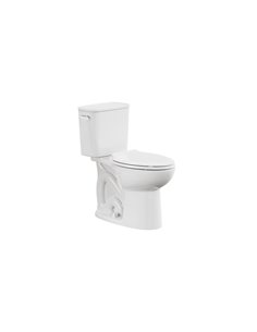 American Standard Aspirations EcoStrength Two-Piece 0.80 gpf/3.0 Lpf Chair Height Elongated Toilet Less Seat