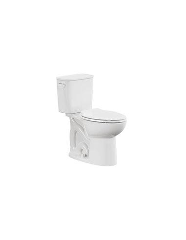 American Standard Aspirations EcoStrength Two-Piece 0.80 gpf/3.0 Lpf Chair Height Elongated Toilet Less Seat