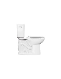 American Standard Aspirations EcoStrength Two-Piece 0.80 gpf/3.0 Lpf Chair Height Elongated Toilet Less Seat 2