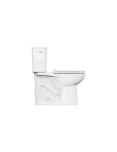 American Standard Aspirations EcoStrength Two-Piece 0.80 gpf/3.0 Lpf Chair Height Elongated Toilet Less Seat