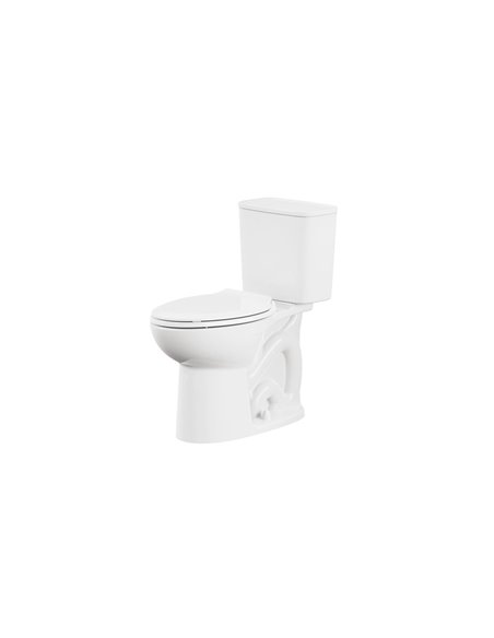 American Standard Aspirations EcoStrength Two-Piece 0.80 gpf/3.0 Lpf Chair Height Elongated Toilet Less Seat