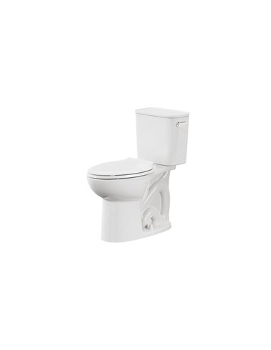 American Standard Aspirations EcoStrength Two-Piece 0.80 gpf/3.0 Lpf Chair Height Elongated Right-Hand Trip Lever Toilet Less Se
