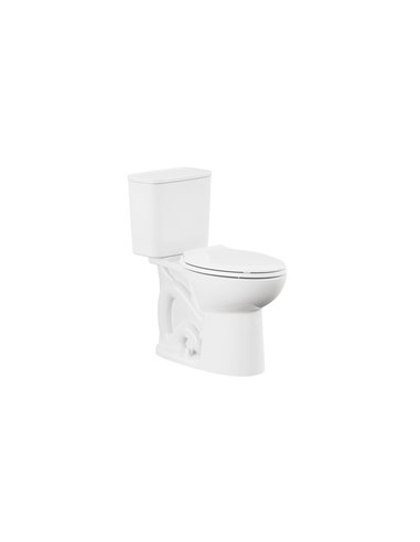 American Standard Aspirations EcoStrength Two-Piece 0.80 gpf/3.0 Lpf Chair Height Elongated Right-Hand Trip Lever Toilet Less Se