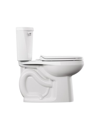 American Standard Colony 3 Two-Piece 1.28 gpf/4.8 Lpf Chair-Height Elongated 10-Inch Rough Toilet Less Seat