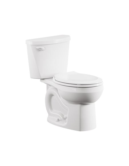 American Standard Colony 3 Two-Piece 1.28 gpf/4.8 Lpf Round-Front 10-Inch Rough Toilet Less Seat
