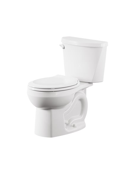 American Standard Colony 3 Two-Piece 1.28 gpf/4.8 Lpf Round-Front 10-Inch Rough Toilet Less Seat