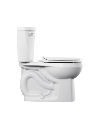 American Standard Colony 3 Two-Piece 1.28 gpf/4.8 Lpf Round-Front 10-Inch Rough Toilet Less Seat