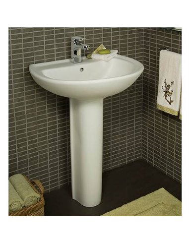 American Standard Cadet Plus 8-Inch Widespread Pedestal Sink Top and Leg Combination