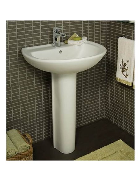 American Standard Cadet Plus 8-Inch Widespread Pedestal Sink Top and Leg Combination