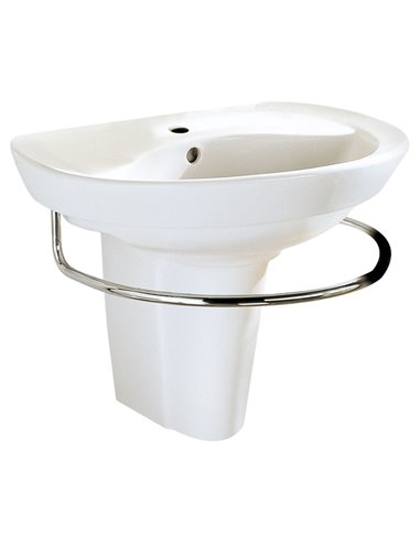 American Standard Ravenna Center Hole Only Wall-Hung Sink and Semi-Pedestal Leg Combination
