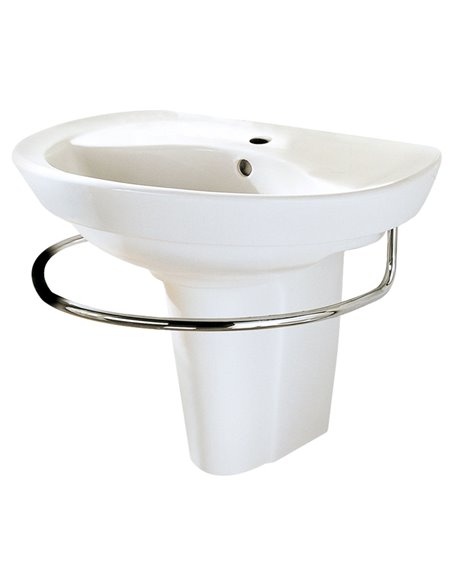 American Standard Ravenna Center Hole Only Wall-Hung Sink and Semi-Pedestal Leg Combination