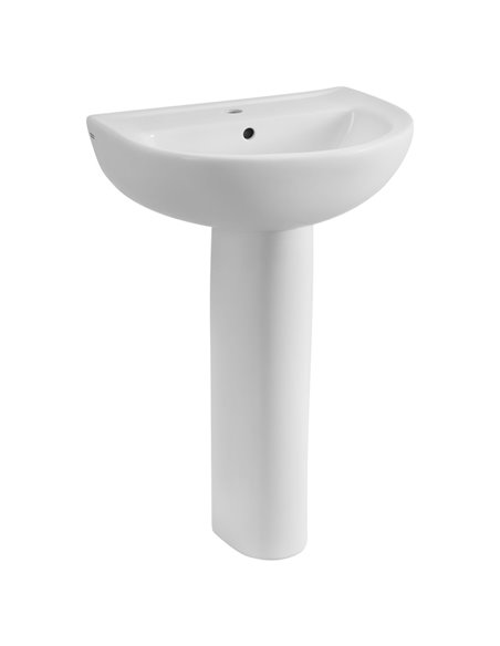 American Standard 22-Inch Evolution Center Hole Only Pedestal Sink Top and Leg Combination
