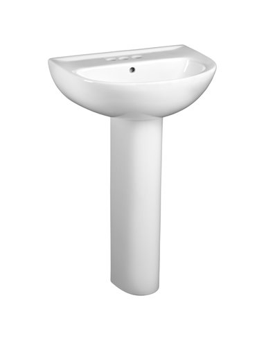 American Standard 24-Inch Evolution 4-Inch Centerset Pedestal Sink Top and Leg Combination