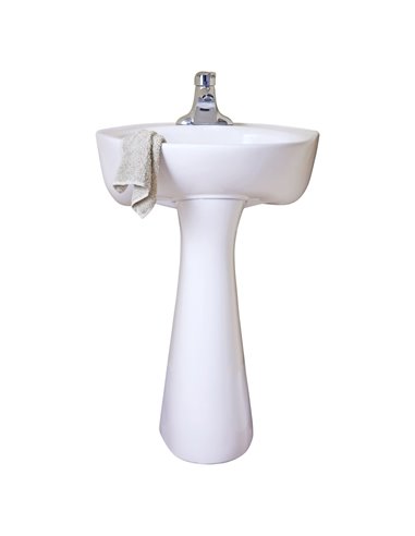 American Standard Cornice Center Hole Only Pedestal Sink Top and Leg Combination