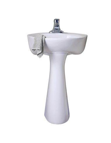 American Standard Cornice Center Hole Only Pedestal Sink Top and Leg Combination