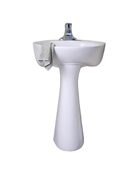 American Standard Cornice Center Hole Only Pedestal Sink Top and Leg Combination