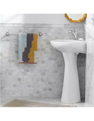 American Standard Cornice Center Hole Only Pedestal Sink Top and Leg Combination