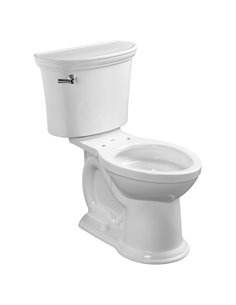 American Standard Heritage VorMax Two-Piece 1.28 gpf/4.8 Lpf Chair Height Elongated Toilet less Seat