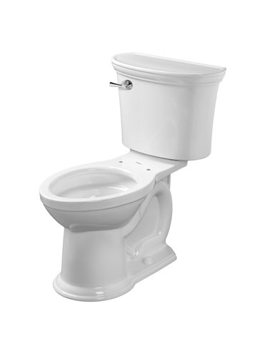 American Standard Heritage VorMax Two-Piece 1.28 gpf/4.8 Lpf Chair Height Elongated Toilet less Seat