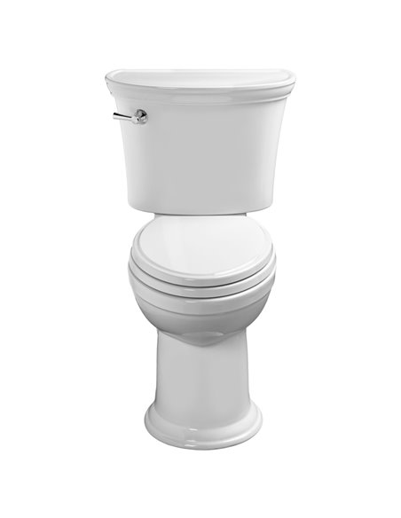 American Standard Heritage VorMax Two-Piece 1.28 gpf/4.8 Lpf Chair Height Elongated Toilet less Seat