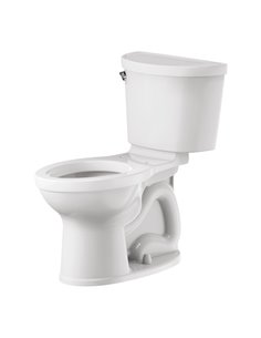 American Standard Champion Pro Two-Piece 1.28 gpf/4.8 Lpf Chair Height Elongated Toilet Less Seat